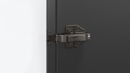 Мебельная петля EVO FRAME S H813A/BN с пружиной и амортизацией Clip-on для фасадов из AL