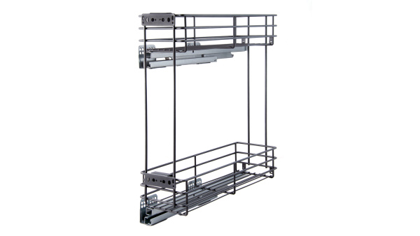 KR08/1/3/200/L/GRPH Корзина левая (графит) (комплектация KR07/1/0/200/GRPH+DB6141Zn/L450)  Boyard