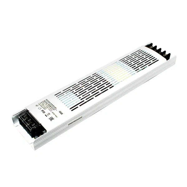 ИП стаб.напр. IP20 д/LED 220/12В, max100ВТ, алюм.корп. плоский белый 273*53*22мм (GLS)