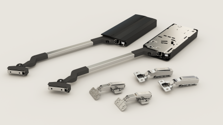 Подъемный механизм TOP STAY ST, нагрузка 10,5-18,1 кг, высота h=730-799мм, Белый арт.16532 DTC