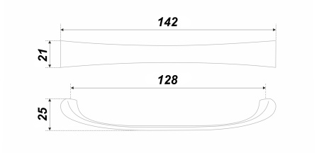 RS199MDN.4/128 (Ручка мебельная МИСТИ)