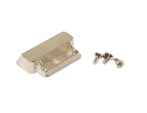 Крепление для фасада из узкой алюминиевой рамки для TOP STAY ST, Никель арт.21243 DTC