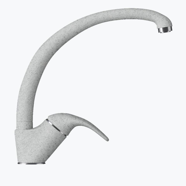 Смеситель кухонный Высокий (№314 Светло-серый) арт. 964464 Polygran