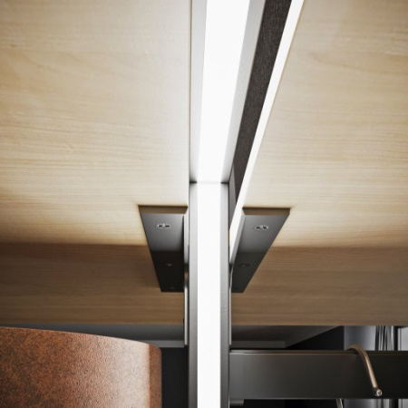 PA02 Профиль опорный 6,1м, Черный матовый (А26) MODUS