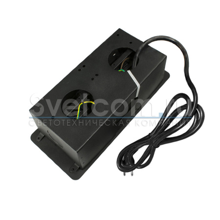 Блок розеток выдв.гориз. 2 розетки EURO. 2 USB 250В max2700Вт кабель 2м, Серебр. (GLS)