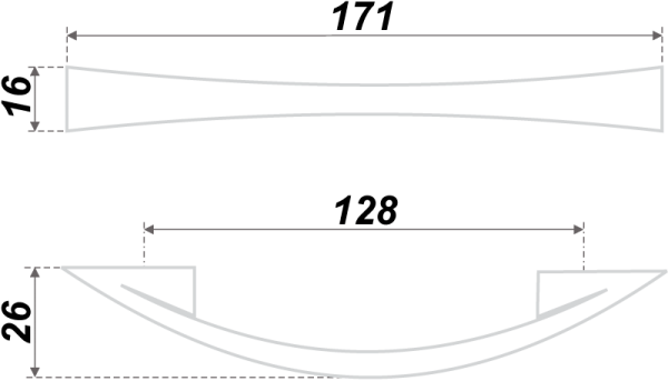 RS005SC.4/128 (Ручка мебельная)