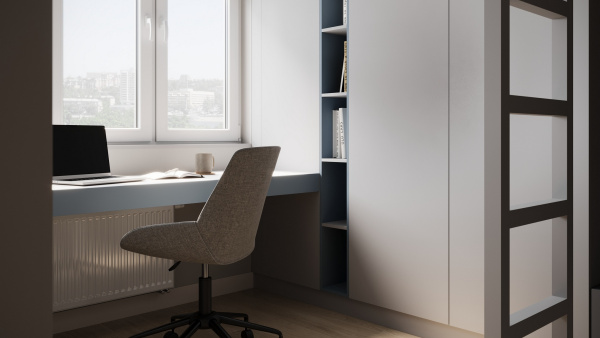 МДФ Egger PerfectSense Smart R017 MS Серо-синий корунд (2800*1220*18 мм)