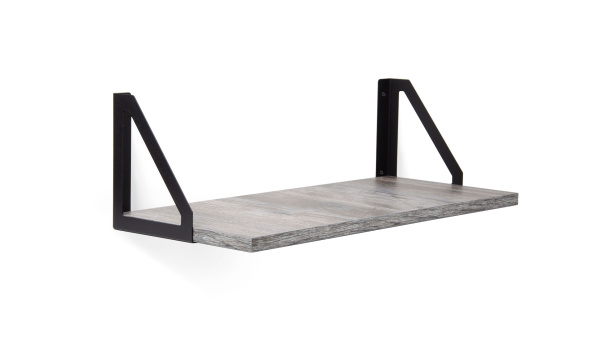 Полкодержатель CORNER P306BL.4 (BL - Матовый чёрный), компл (2шт.)