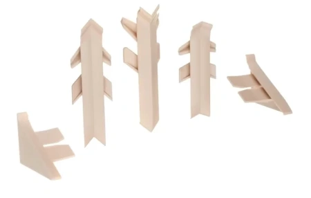 Комплект фасон. част. к плинтусу Перфетто лайн SB 135 94110 Бежевый REHAU