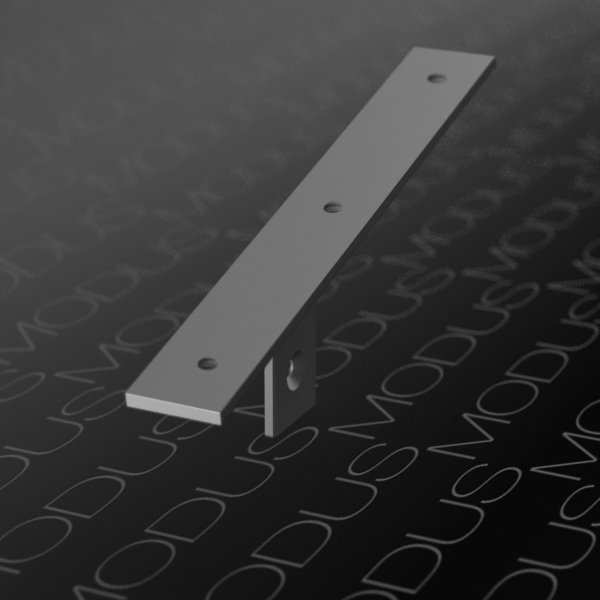 PDN Комплект полкодержателей фиксированных для наклонных полок L+R, Серебро (А00) MODUS