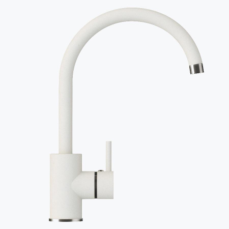 Смеситель кухонный Элара (Polygran №36 Белый Хлопок) арт.660724  Polygran