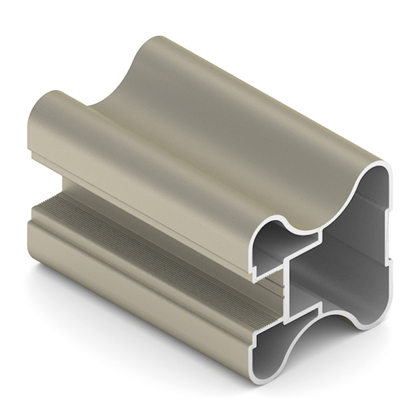 Вертикальный профиль Н (матовая шампань) 5,4м (Aristo) AS0008.DP540.CHMAN.CJ