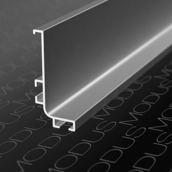 KB92 Профиль горизонтальный L-образный для нижних баз 4м, Белый матовый (А11) MODUS