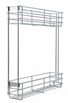 KR08/1/3/150/L, Корзина левая (хром полированный) (комплектация KR07/1/0/150+DB6141Zn/L450)  Boyard