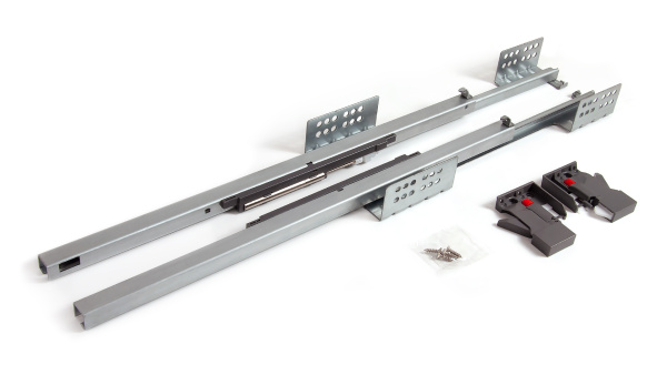 Направляющие механизмы В-Slide DB7772Zn/500 скрытого монтажа с доводчиком