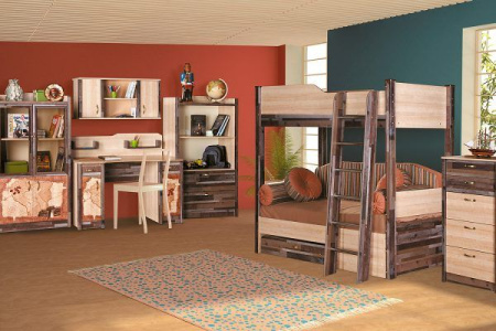 ЛДСП Вишня Гамильтон T (2750*1830*10мм) Lamarty