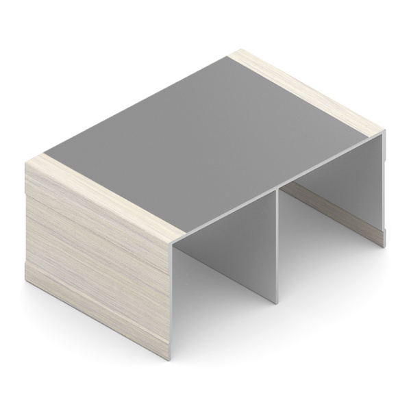 Направл. двухпол. верхняя ЭКО, Дуб дымчатый 3,6м (Aristo) AE0457.BP540.OSTPV.RA