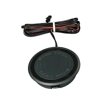 ИП беспровод.зарядка встраив., D=70*16мм, 12В 2А Черн (GLS)