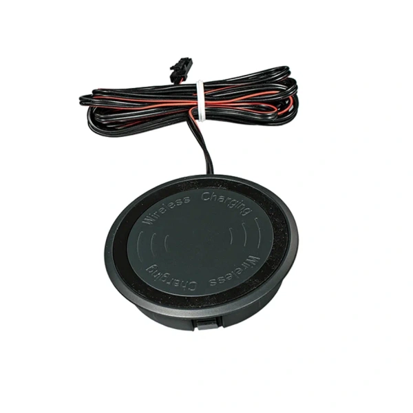 ИП беспровод.зарядка встраив., D=70*16мм, 12В 2А Черн (GLS)