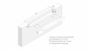 Мебельная ручка ADAM RT021CP.1/000/160 (CP - Хром полированный)