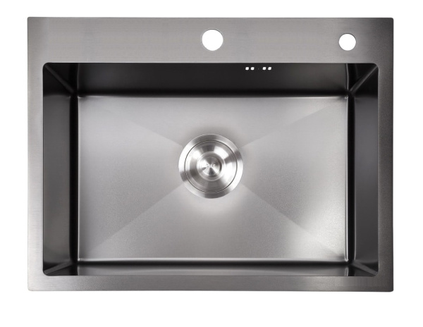 Мойка AMOLLET (600*480*220 мм.) толщина 3 мм. дно 1.2 мм. (Графит)