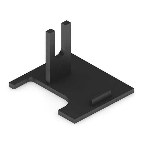 Заглушки торцевые профиля Fusion 4РСП, Черный мат. FP0080.VR000.BKSPC.CO